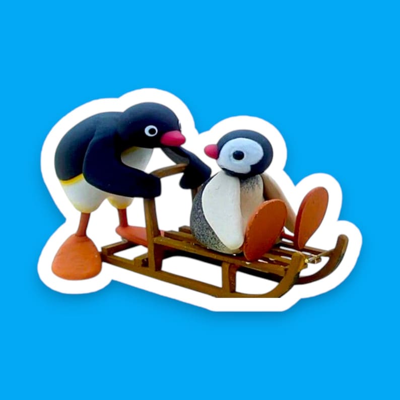 Pingu Meme Sticker Pack, Meme Stickers, Funny Stickers, Funny Memes, 1-30 pcs, Comedic Sticker Decal, Laptop Decal, NO DUPES image 5