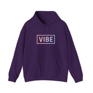 Vibe Unisex Heavy Blend Hooded Sweatshirt Motivational Hoodie Empowering Sweatshirt Gift for Friends Cozy Layering Top