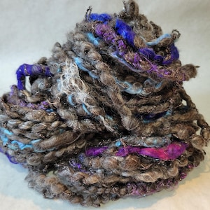 Wool Mohair Silk Art Yarn Unique Sparkle 38yd 6.3oz