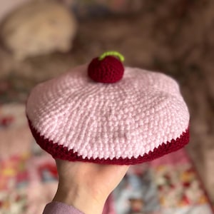 Valentine Cherry Beret Hat