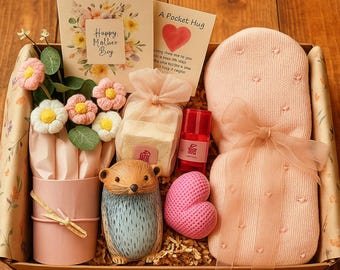 Healing Vibes Gift Box: Cozy Blanket, Socks & Succulent