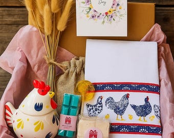 Mother's Day Gift, Mom's Gift, Luxury Box, Grandma's Gift, Hygge Style, Gift Box Mom's Day, rustic gift box, Country Style gift box