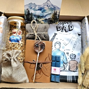 Father&#39;s Day Gift Box, Unique Gift for Dad, Dads Gift Ideas, Dad Birthday Gifts, birthday box for him, Men&#39;s Gifts, Care Package for Him