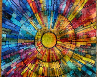 Sun in Stained Glass