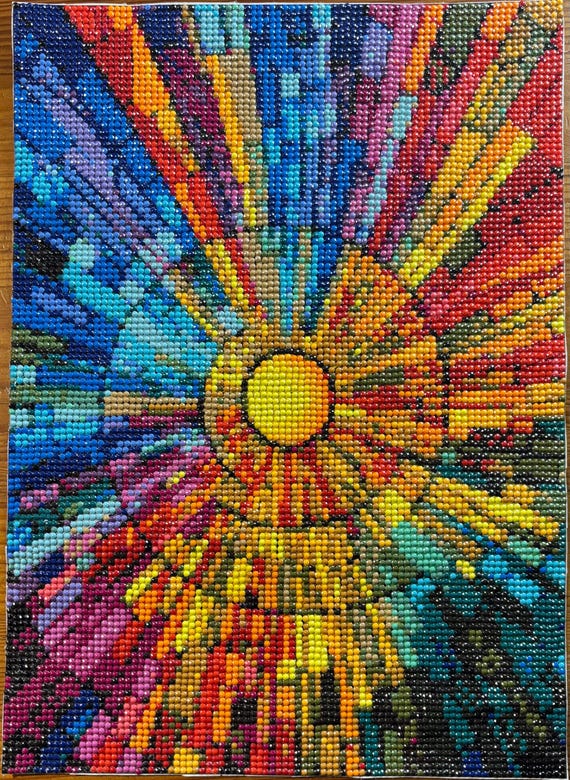 Sun in Stained Glass