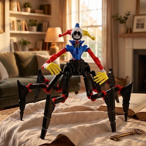 3Dプリントホラープロトタイプスタイルのスパイダーアクションフィギュア3Dプリント可動式ゲームフィギュアコレクタブルモデル玩具ゲームファンへのギフト