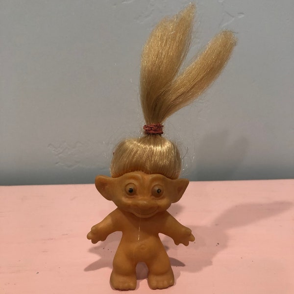 1960s Vintage Troll Doll Soft Rubber