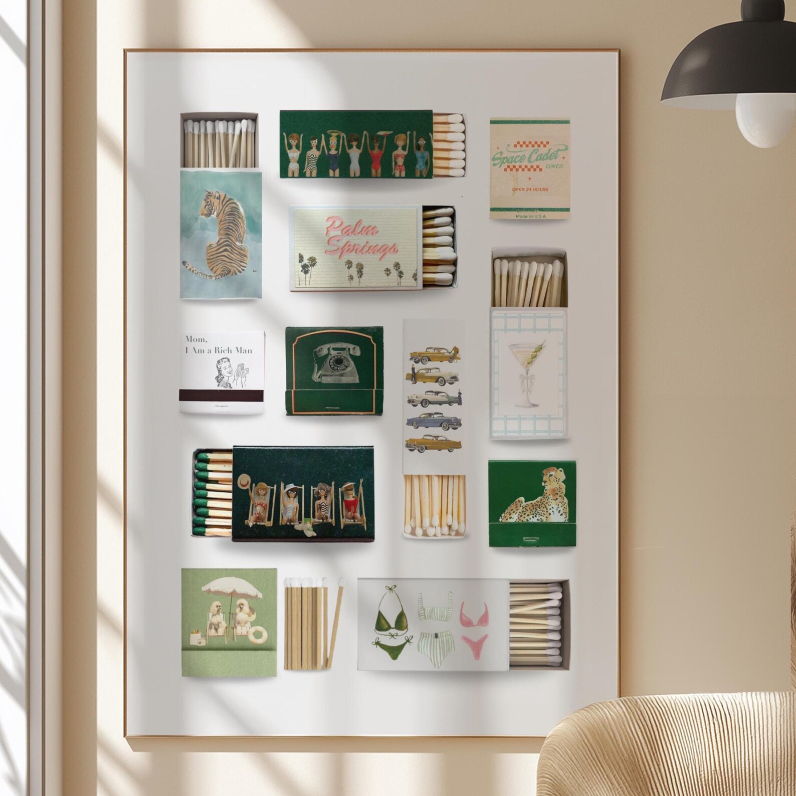 Pinterest Matchbook Example Green Matchbook Template – Editable Gift & Party Keepsake · Matchbox ...