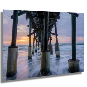 CoCoa Beach Pier Sunrise Print - Ocean Wall Art, Florida Coastal Photography in Paper, Canvas, and Metal