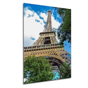 Paris Eleganz: Eiffelturm Ansicht, Eiffelturm Druck, Paris Fotodekor, Frankreich Wand, Eiffelturm Kunstdruck, Paris Wandkunst