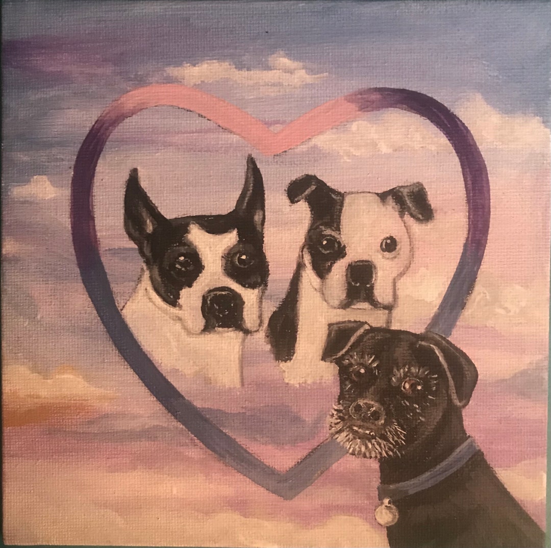 Pet Memorial Art Remembrance Painting Deceased Pet Original Acrylic pet-memorial-art-remembrance-painting-deceased-pet-original-acrylic