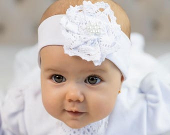 Elegante set per battesimo per neonata: abito in velluto con accessori