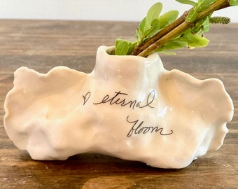 Eternal Bloom Cloud Vase