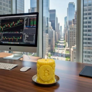 bitcoin crypto candle