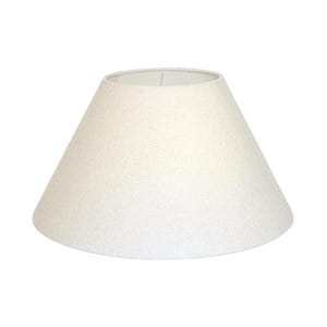 White Empire Lampshade, Handmade Table Floor Lamp Shade, Rolled Edge, E27 E14, 25-50 cm