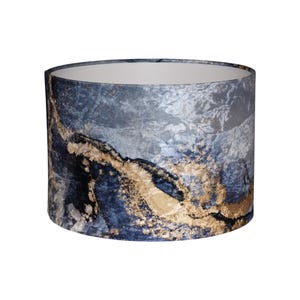 Lampshade GEODY03 E14/E27 rolled edges cylinder tube lamp shade diameter 13 - 50 cm Hand-Made for living room bedroom study room dining room