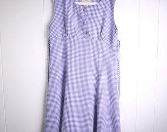 Vestido de cuadros vichy color violeta de Vintage Children's Place, talla 10