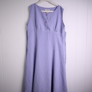 Vintage Children&#39;s Place periwinkle gingham dress size 10