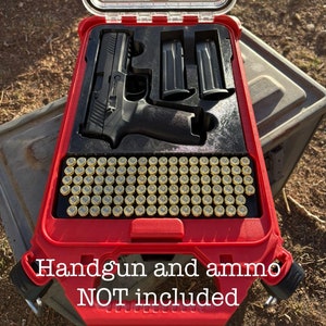 Étui pour armes de poing Ruger - Pour armes de poing Ruger - Insert imprimé en 3D pour organiseur compact compact à 5 compartiments PACKOUT Milwaukee