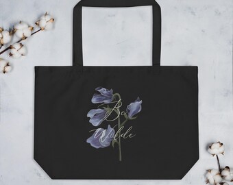 Be Wilde large organic tote bag