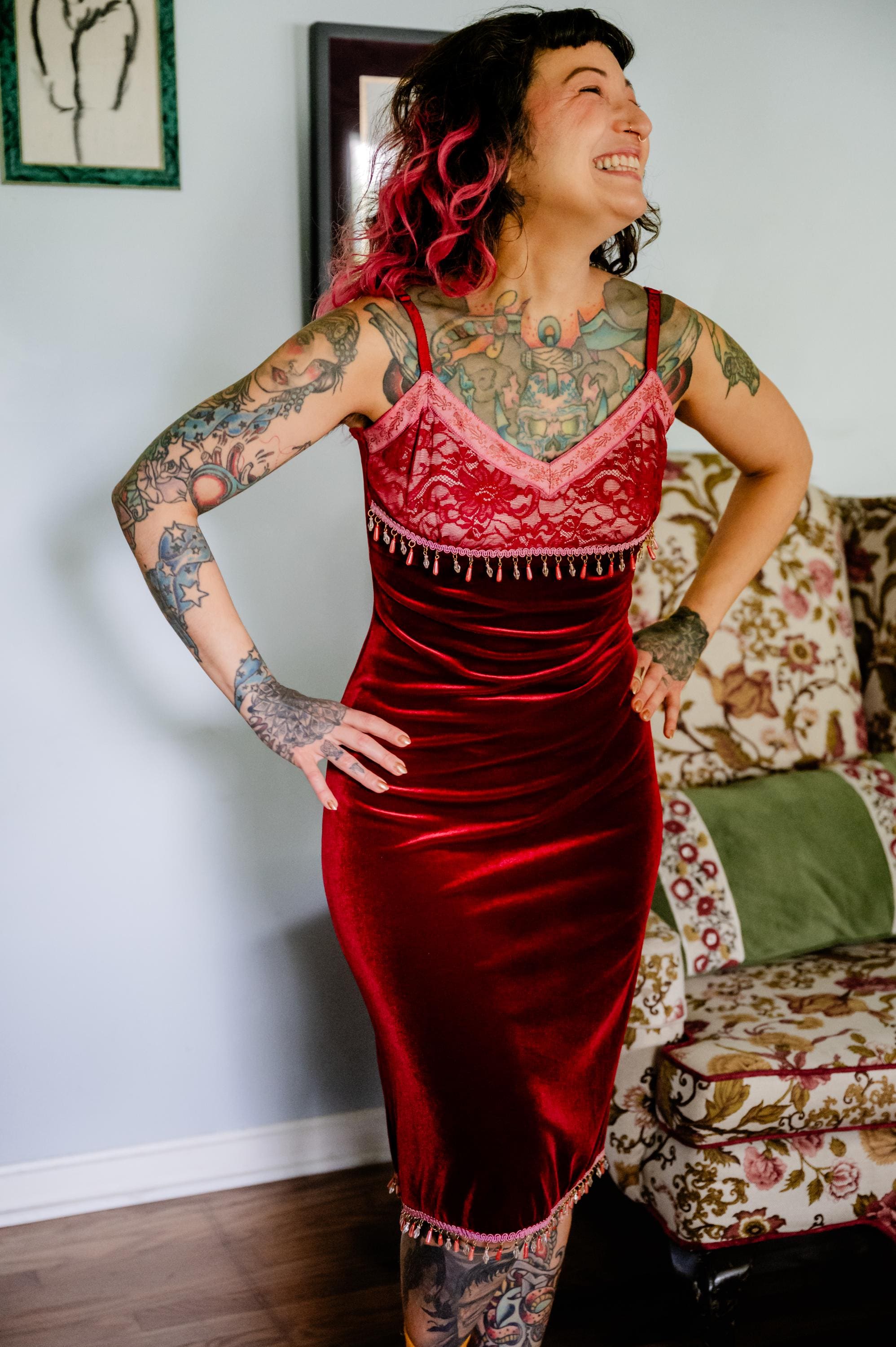 red holiday dresses for women Shop Formal Dress, Satin Maxi Dress, Deep V Neck Dress, Valentine's Day Dress, Dress, Elegant Gown Dress, Special Occasion Dress Burgundy Off Shoulder A Size:18.5x34/35 tiered ruffle dress 90 cm / 34