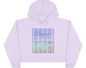 Vietnam | Ha Long Bay Pastellfärgad Drake Vattenkort Hoodie | Pastell Lila