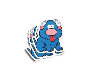 Zuppy The Den Dog Glossy Aufkleber