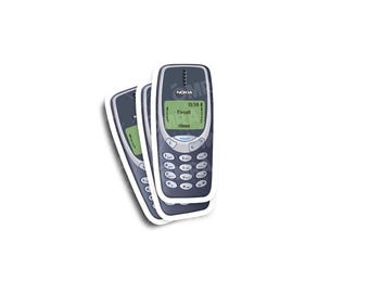 Nokia 3310 Eircell Glossy Stickers