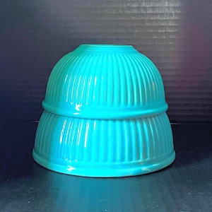 Dos cuencos de caña Gypsy Trail de Redwing Pottery de 5” y 6”