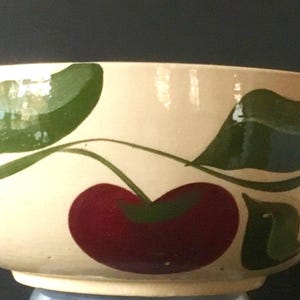 9.5” Vintage Watt Advertisement Bowl-Burkhardt Co-Op Ass’n Burkhardt, Wisconsin