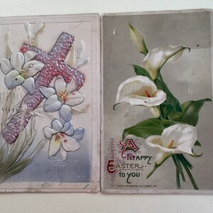 Three Vintage Easter Postcards image 2