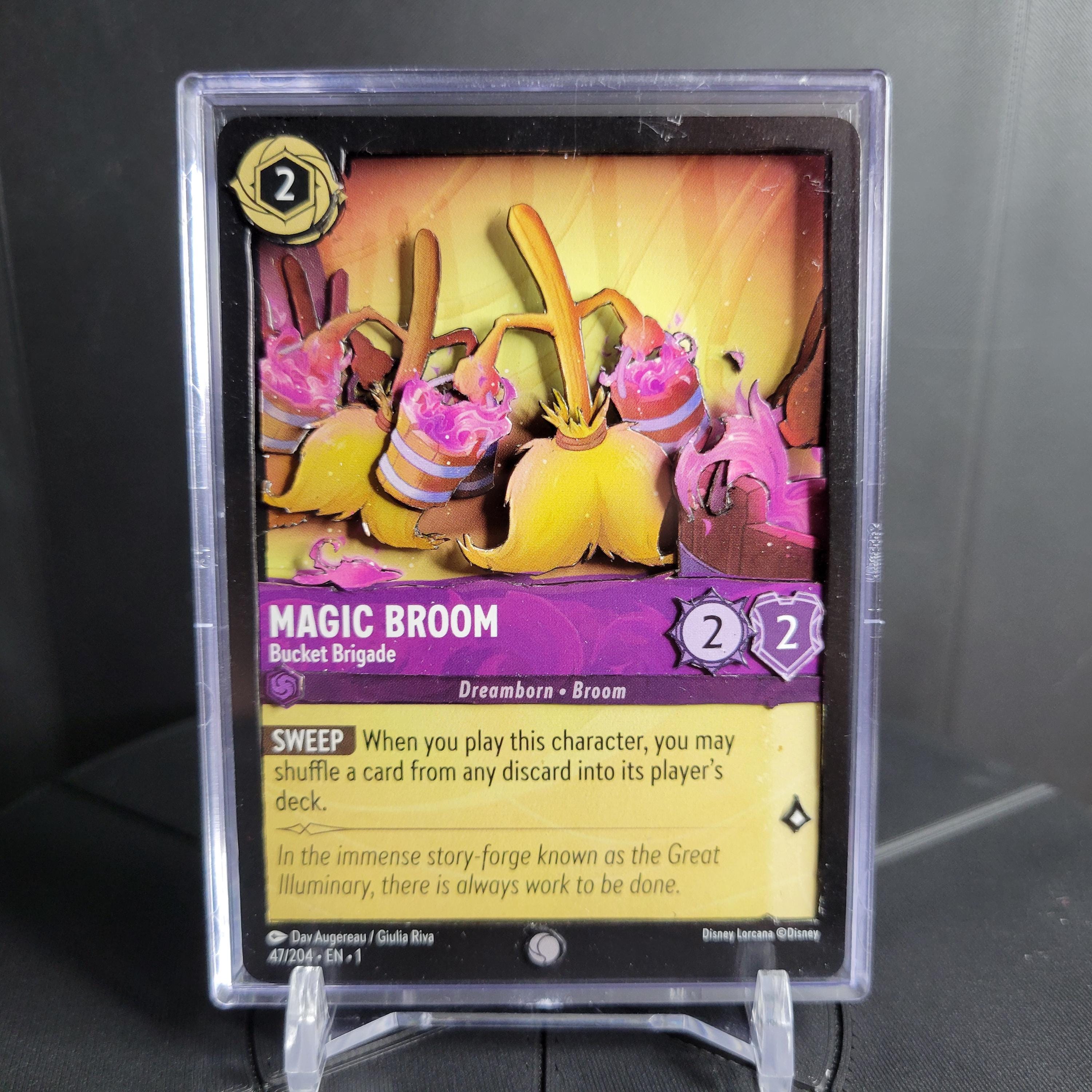 lorcana broom cards Lorcana - Magic Broom (Industrial Model) - 188/204 - Common (Foil) main image 1