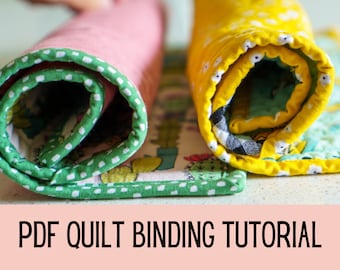 Machine Quilt Binding Tutorial: Step-by-Step Guide (PDF Download)