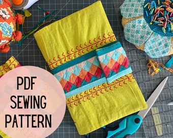 Bible Book Cover Sewing Tutorial for any size (PDF Download)