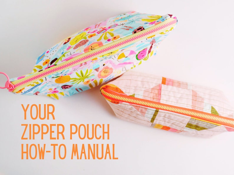 Zipper Pouch PDF Sewing Pattern A How-to Tutorial for Sewing - Etsy