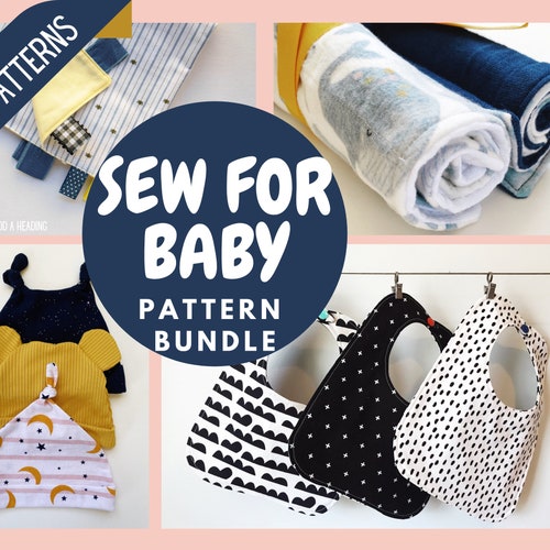Baby Burp Cloth Sewing Pattern PDF Printable Download - Etsy