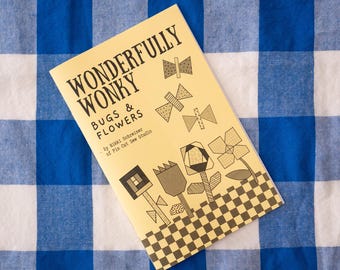 Wonderfully Wonky Bugs and Flowers Quilting Booklet, physical version: Quilting Zine