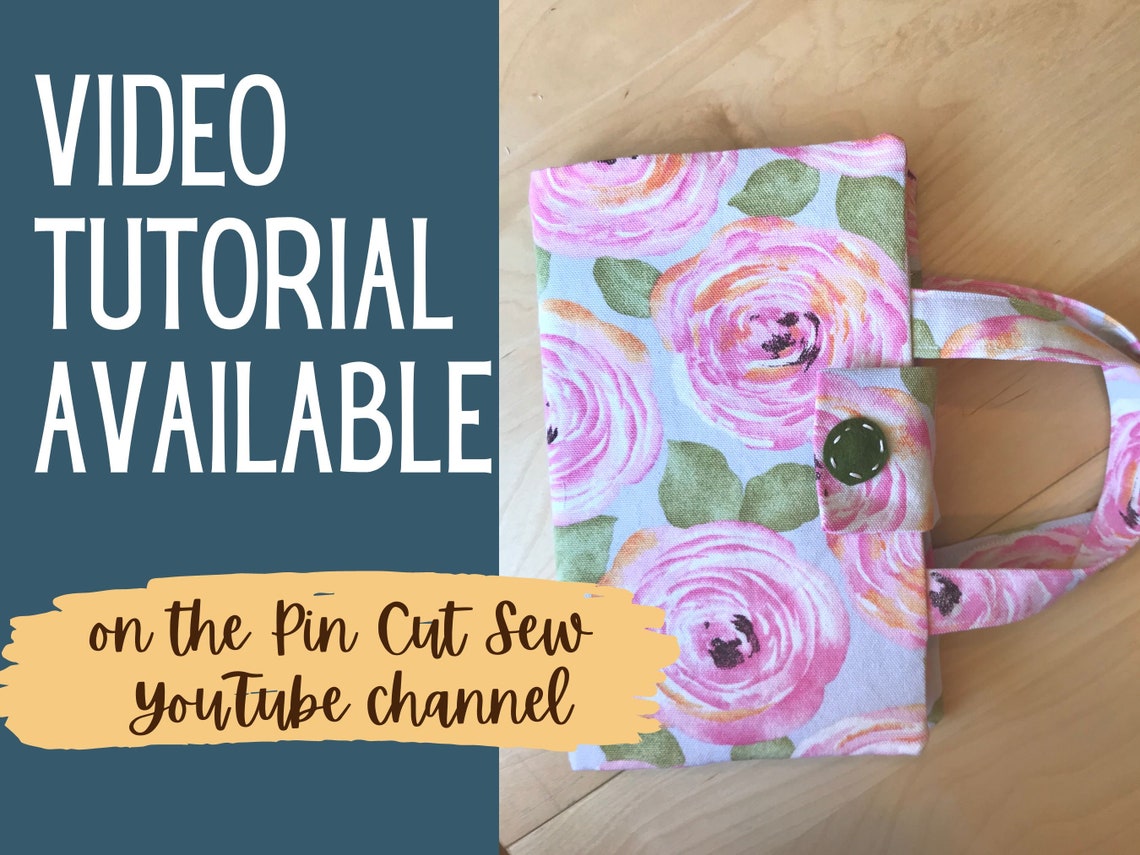 Easy Bible Book or Journal Cover Sewing Pattern Printable Etsy