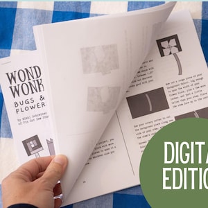 Libretto di quilting "Insetti e fiori meravigliosamente storti", versione digitale: Quilting Zine (download in PDF)