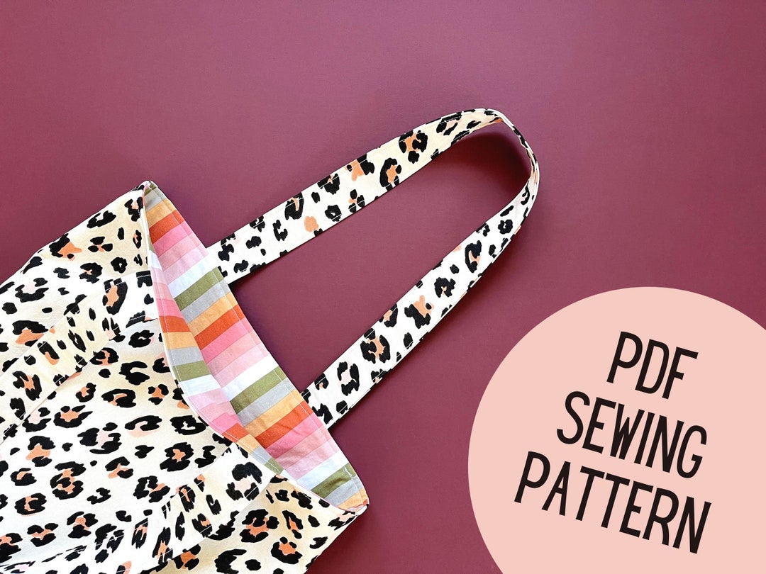 Beginner's Tote Bag Sewing Pattern (PDF Download) - Etsy Australia