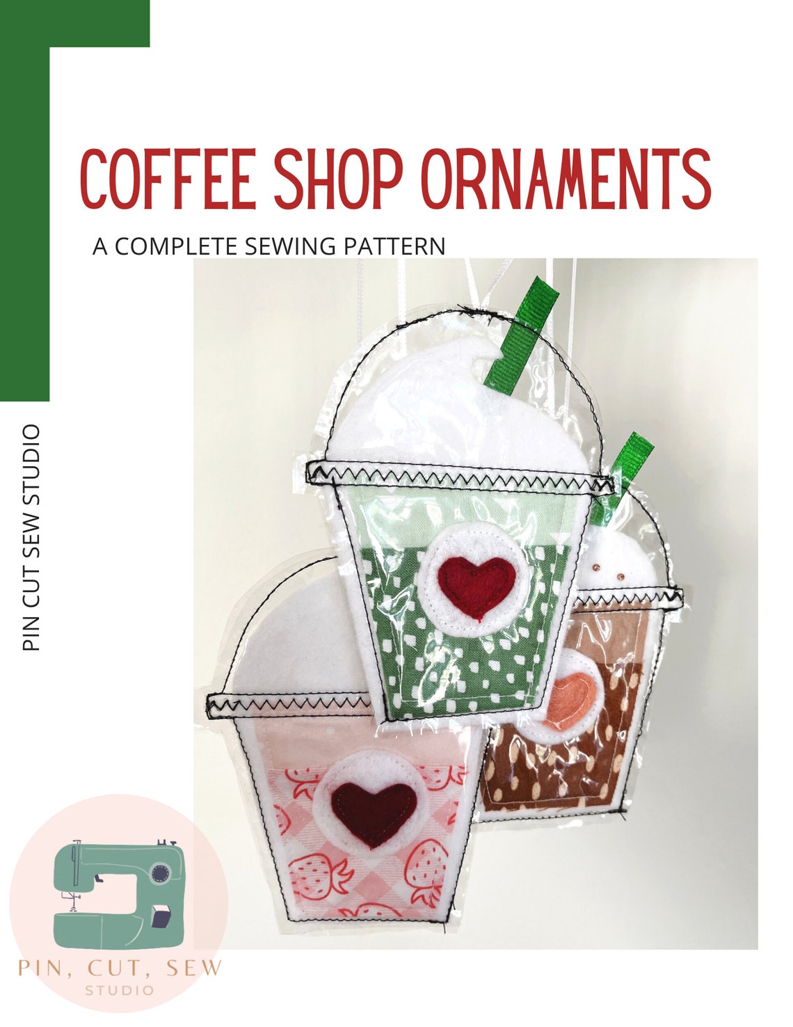 PDF Coffee Cup Ornament Sewing Pattern DIY Handmade Christmas Etsy
