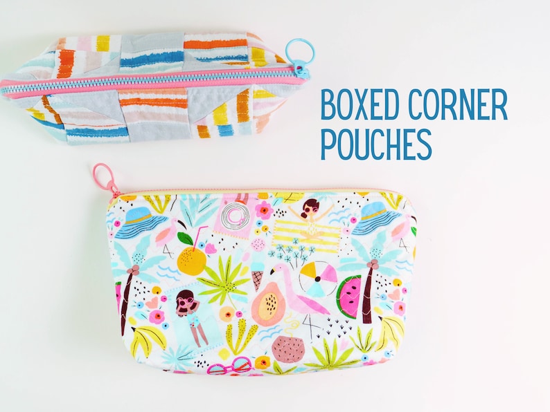 Zipper Pouch PDF Sewing Pattern A How-to Tutorial for Sewing - Etsy