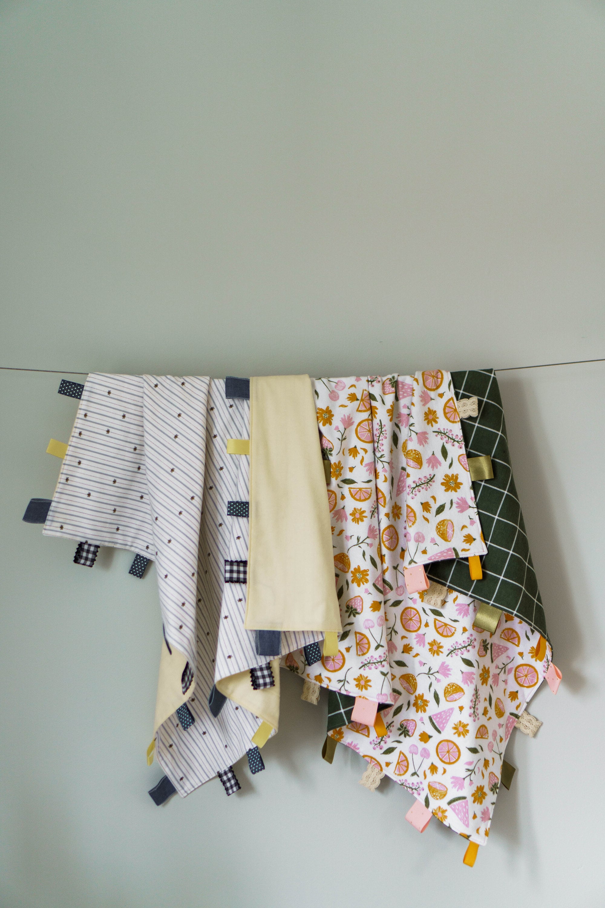 Ribbon Tag Baby Blanket PDF Sewing Tutorial — Pin Cut Sew Studio