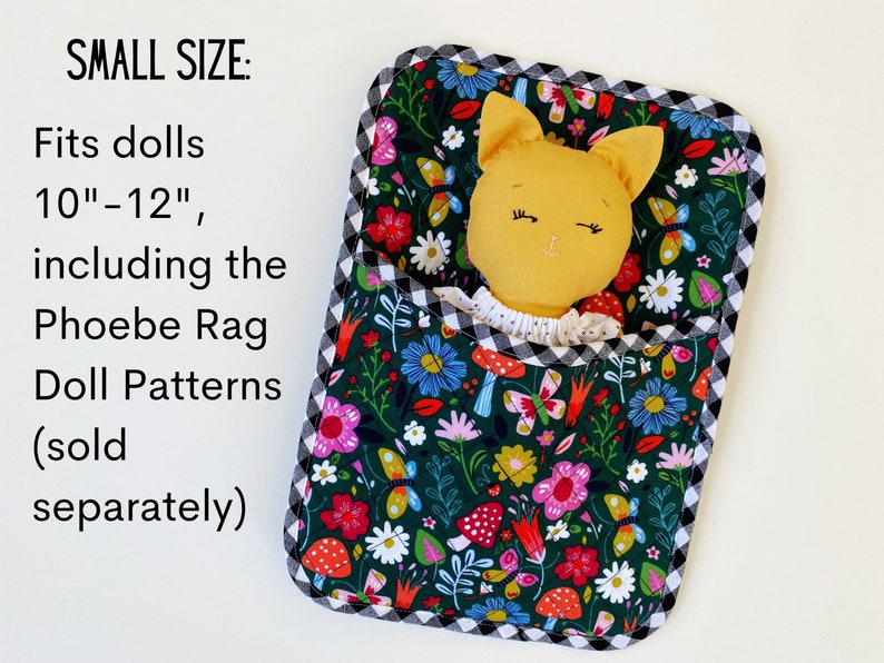 PDF Doll Sleeping Bag Sewing Pattern Beginner Friendly Etsy