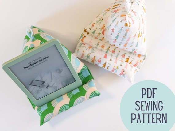 Kindle or Phone Pillow Plop Sewing Pattern (PDF Download)