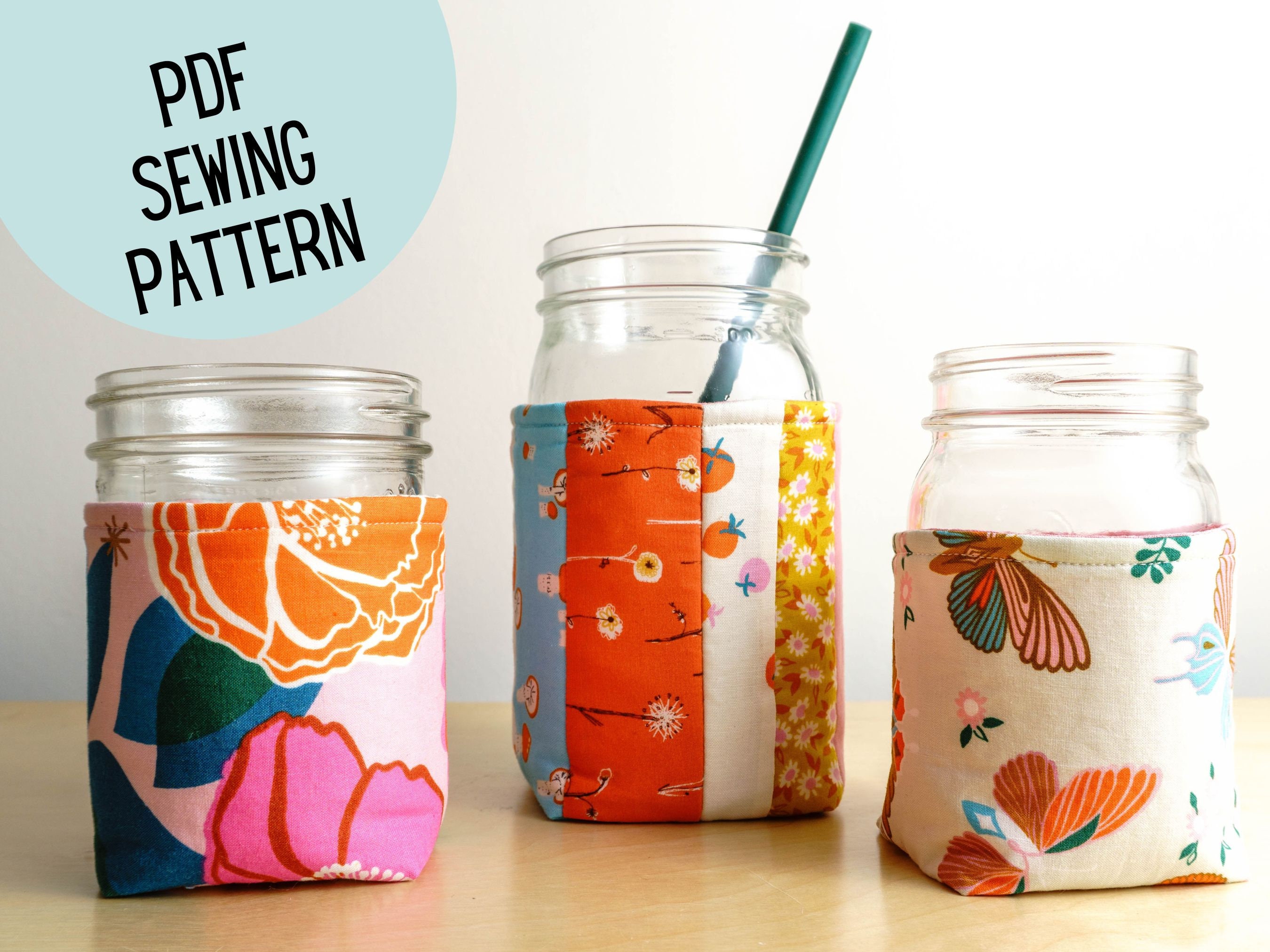 Plastic Canvas Patterns Farmhouse Country Kitchen HALLOWEEN Canning Mason  JAR ORNAMENTS Instant Digital Download Free Shipping 