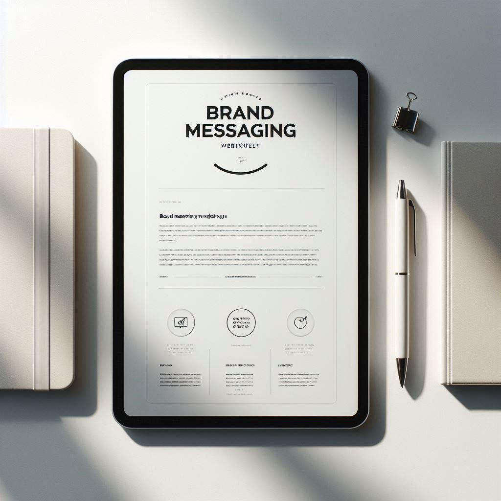 Brand Messaging Worksheet — Define Your Brand Voice, Values, and Positioning | Editable Google Doc & Printable PDF