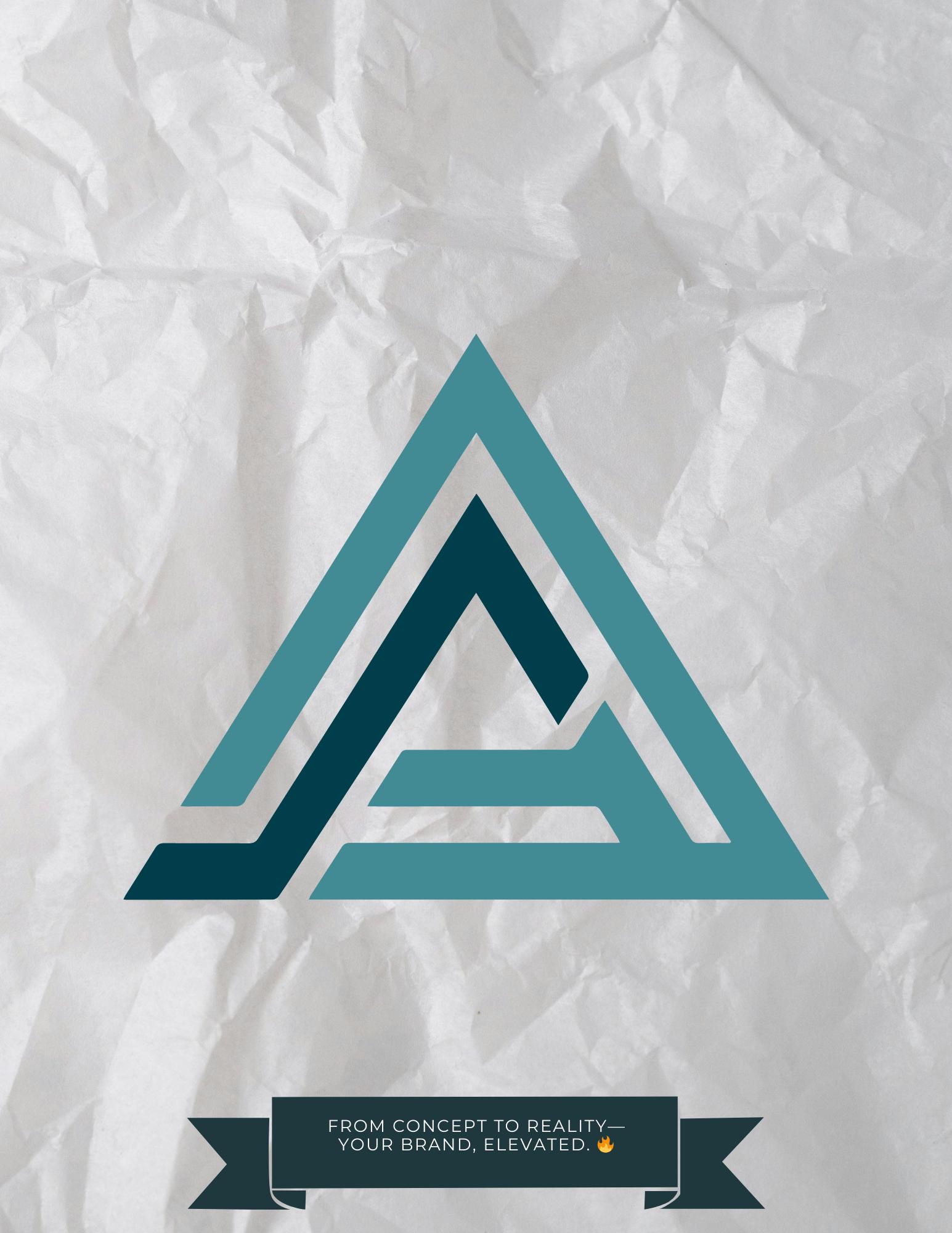 Triangle Advertising Triangle Marketing Logo: Visionedge Minimalist Design | Professional ...