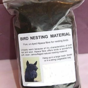 Bird Nesting Alpaca Fiber  !