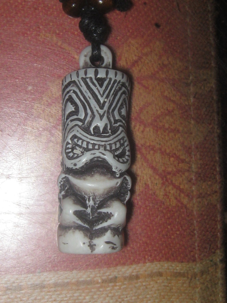 resin tiki statue